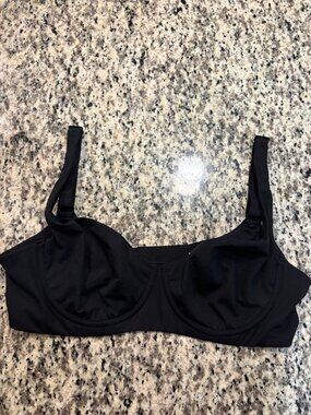 SheCurve Black Underwire Bra 38C Smooth Full Coverage T-Shirt Bra